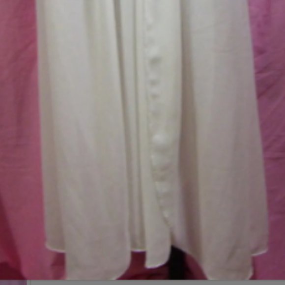 Oscar de la Renta Long White Sheer Sexy Nightgown NWOT - Picture 2 of 6
